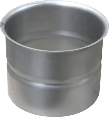 Produktbild von Ofenrohr-Wandfutter Bertrams Ø 130 mm senotherm blank silber