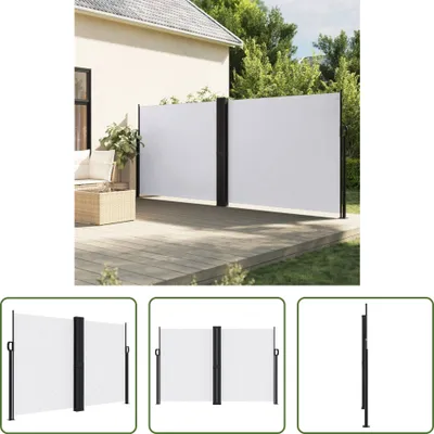 Immagine prodotto di The Living Store Tenda laterale estensibile bianca 160x1200 cm