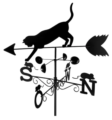 Produktbild von Wetterfahne Katze aus Wetterbeständigem Metall