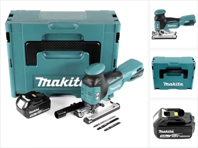 Produktbild von Makita DJV 181 T1J Akku Pendelhubstichsäge 18V Brushless + 1x Akku 5,0Ah + Makpac - ohne Ladegerät