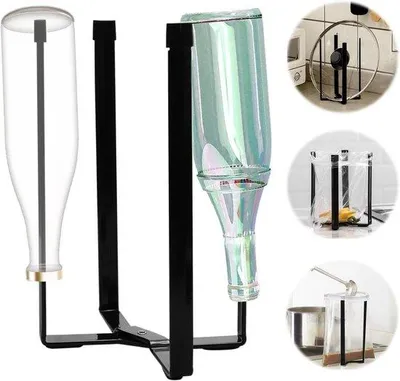 Image de Porte-verres pliable et pratique - Noir - Accessoire de cuisine