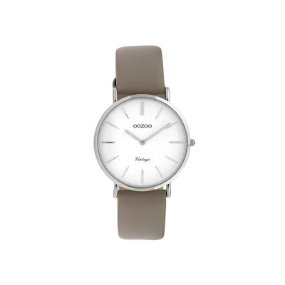 Immagine prodotto di Oozoo Orologio da polso in pelle marrone Serie Vintage da donna analogico al quarzo UOC20085
