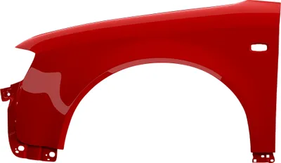 Produktbild von BLU Premium Kotflügel Passend für Audi A4 B6 LY3J Links Rot BrillantRot | 2000-2004 | Vorderseite Vorne | Lackiert | Einbaufertig | Verzinkt