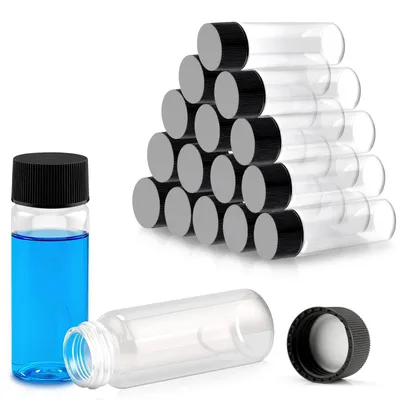 Obrázok produktu pre Elzusha – Súprava 30 malých sklenených fliaš s objemom 30 ml, s uzáverom