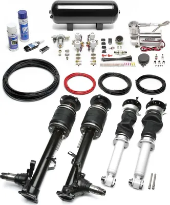 Image de TA Technix Kit de suspension pneumatique Viair noir pour BMW Série 5 Limo / Touring E34