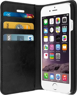 Obrázok produktu pre Avizar, Ochranné flipové puzdro na Apple iPhone 6, 6s, čierne
