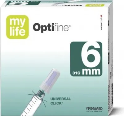 Produktbild von Mylife Optifine pen needles 8 mm 100 ks
