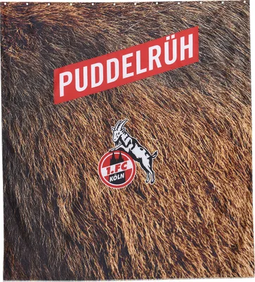 Produktbild von 1. FC Köln Duschvorhang Puddelrüh (180 x 200cm)