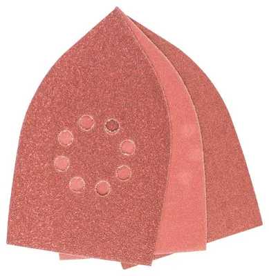 Produktbild von Schleifblatt C430, 100 x 170 mm, 60, 120, 240, 8 Löcher, Klett, 6er-Pack