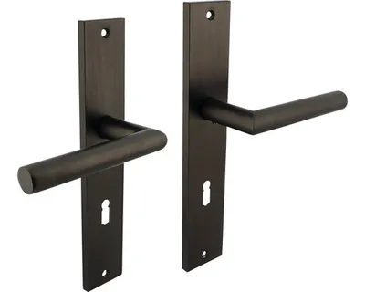 Produktbild von Langschildgarnitur Intersteel Bastian BB 72 mm anthrazit matt