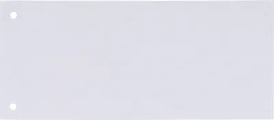 Immagine prodotto di Strisce divisorie 24x10,5 cm in cartone bianco PU=30x100 pezzi