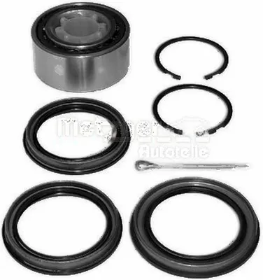 Produktbild von METZGER Radlagersatz Vorne Links Vorne Rechts für NISSAN ALMERA I Hatchback (N15) 74mm WM 928