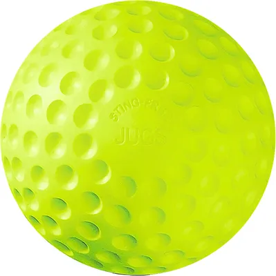 Obrázek produktu pro Jugs ¨Sting-Free¨ Dimpled Softball | 12 Inch Yellow Dimpled Pitching Machine Softball