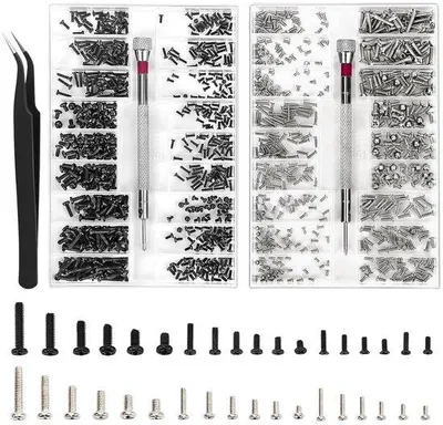 Produktbild von Kleinwerkzeug-Set für Reparaturen, 1000 Teile, Mini-Schrauben