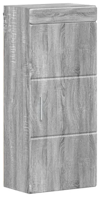Produktbild von vidaXL Badezimmer-Wandschrank TULUM Graues Sonoma 37 x 24,5 x 86 cm