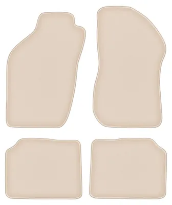 Image de Tapis de sol en moquette pour Alfa Romeo 146 1994-2001 (à hayon) – jeu de 4 pièces, beiges, sur mesure – Wielganizator FORTUNA