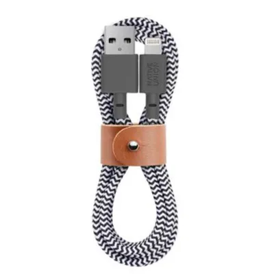 Produktbild von Native Union Belt Cable USB-A to Lightning 1,2m Zebra