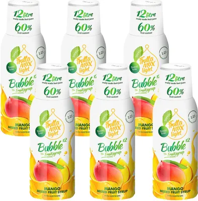 Image de FruttaMax Mango Light Sirop 500ml, Concentré, 6 pièces, Boisson Set