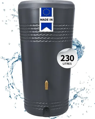 Image de 4rain MILO 2in1 récupérateur d'eau de pluie 230 L, gris graphite Incl. coupe de plantation