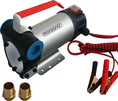 Produktbild von Monzana Dieselpumpe 40L/Min 12V 160W selbstansaugend inkl. Zubehör - Absaugpumpe Heizöl