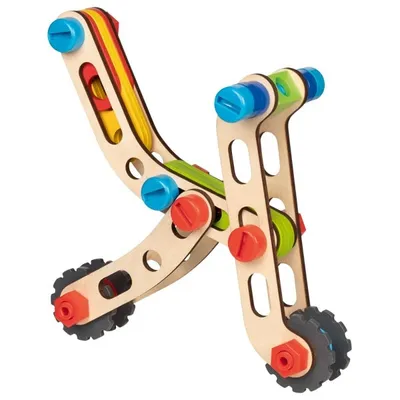 Immagine prodotto di set di costruzioni per veicoli goki 59 pezzi legno/caso 29cm