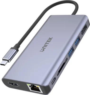 Obrázok produktu pre Unitek UNITEK uHUB S7 USB 3.2 Gen 1 (3.1 Gen 1) Type-C sivá