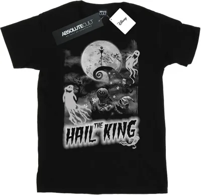 Produktbild von Disney - "Nightmare Before Christmas Hail The King" T-Shirt für Herren BI43799 (L) (Schwarz)