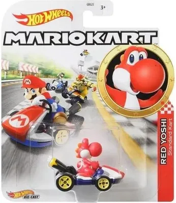 Zdjęcie produktu dla Hot Wheels Mario Kart GPD90, Samochód, 3 lat(a), Czarny, Niebieski, Czerwony, Biały