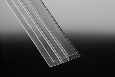 Produktbild von T&J Polycarbonat H-Profil 2500 mmnfür 16 mm, glasklar
