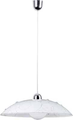 Zdjęcie produktu dla Lampa wisząca E27 1x60W kolor biały wzorzysty 1864 Jolly Rabalux