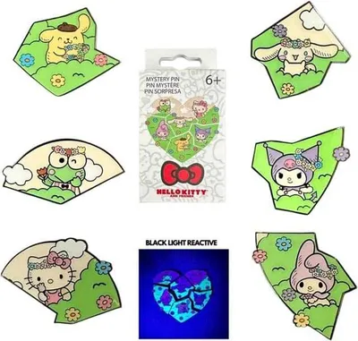 Image de Sanrio by Loungefly Ansteck-Pins Blind Box Hello Kitty & Friends Flower Crown Puzzle Display (12)