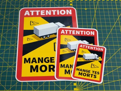 Immagine prodotto di Adesivo divertente, in vinile, dimensioni 12 x 18 cm, adatto per auto e decorazioni