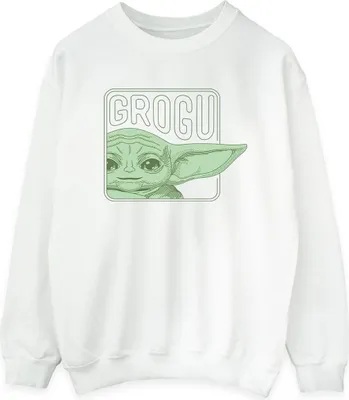 Produktbild von Star Wars - "The Mandalorian" Sweatshirt für Damen BI39739 (S) (Weiß)
