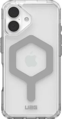 Produktbild von Urban Armor Gear Plyo, Cover, Apple, iPhone 16, 15,5 cm (6.1"), Transparent, Weiß