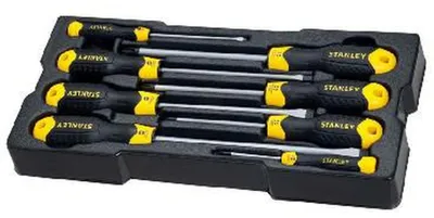 Schraubendrehersatz STANLEY BLACK+DECKER Cushion Grip 8-teilig