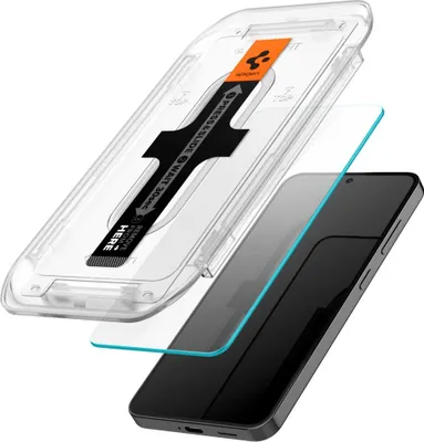 Produktbild von Spigen GLAS.tR EZ Fit HD, Samsung, Galaxy S24 (2024), Staubresistent, Kratzresistent, Transparent, 2 Stück(e)