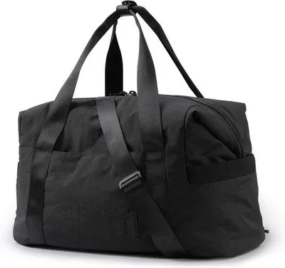 Produktbild von Reisetasche für Damen, Handgepäcktasche, Sporttasche mit Schuhfach, schwarz, Sport