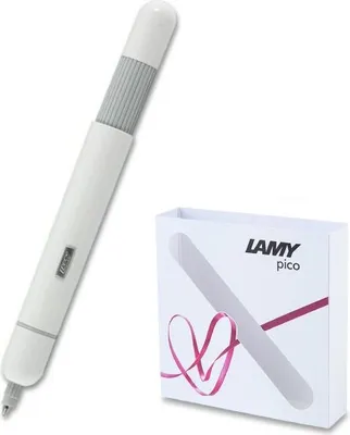 Produktbild von LAMY pico Kugelschreiber weiß mit Klappmechanismus