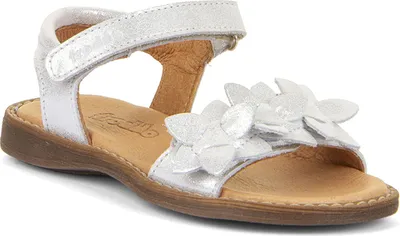 Produktbild von Froddo LORINE FLOWERS Mädchen Weiß Sandalen Sommer Echtleder Alltag G3150251-26