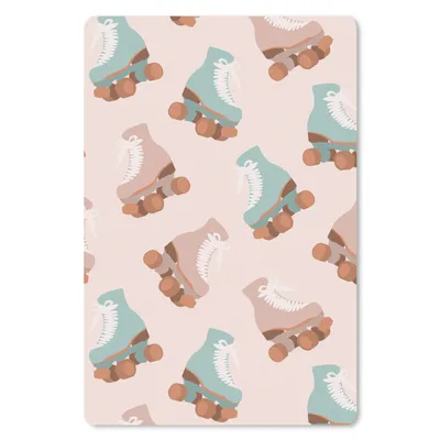Produktbild von MuchoWow® Mauspad Mousepad Sommer - Rollerblades - Pastell 40x60 cm - Mousepads - Maus Mat - Pad - Mausunterlage - Schreibtisch Accesoire