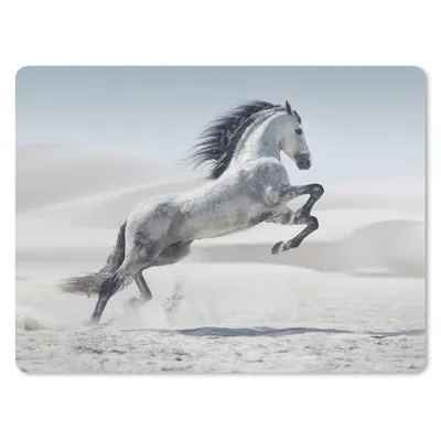 Produktbild von MuchoWow® Mauspad Mousepad Pferd - Tiere - Sand - Natur 40x30 cm - Mousepads - Maus Mat - Pad - Mausunterlage - Anti Rutsch