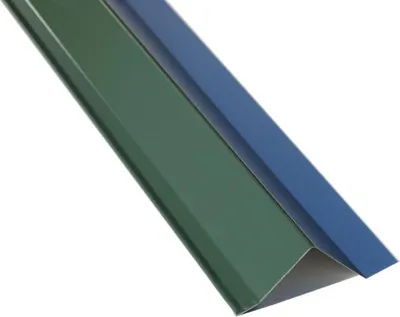 Produktbild von Weckman Traufenblech 100 cm 80 x 30 mm nadelgrün