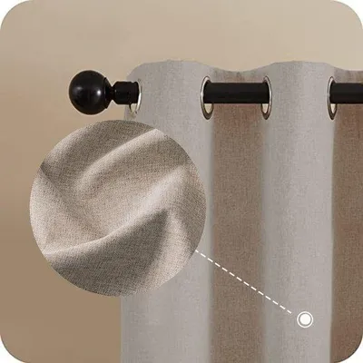 Image de Rideaux occultants thermiques, lot de 2, pour le salon et la chambre à coucher