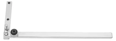 Produktbild von Manuelles Biegewerkzeug - Rundstahl Biegemaschine - 0–180° Winkel - Für bis 8 mm Rundstahl - Kohlenstoffstahl - 41x16x5 cm - Silber