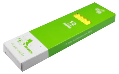 Produktbild von Jolly 3000-0461 Supersticks Buntstifte Kinderfest, neon gelb (12er Pack)