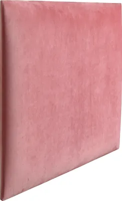 Produktbild von RAVIO Wandpaneel Wandkissen als Kopfteil für Bett 3D Wandverkleidung mit Schaumstoff Wandpolster Wanddeko (40 x 40 cm, Farbe: Schmutziges Rosa - Magic Velvet 2257)