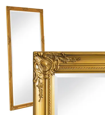 Produktbild von LC Home Wandspiegel Barock XL Spiegel Gold ca. 180x80 cm Antik-Stil Ganzkörperspiegel