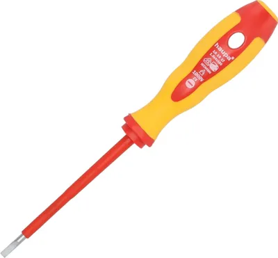 Produktbild von Haupa VDE-isolierter Schlitzschraubendreher 4 x 1,0 x 100 mm - Maxami
