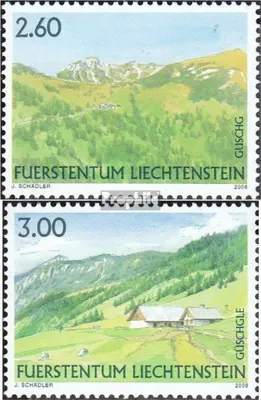 Produktbild von Briefmarken Liechtenstein 2008 Mi 1473-1474 (kompl.Ausg.) postfrisch Weidealpen