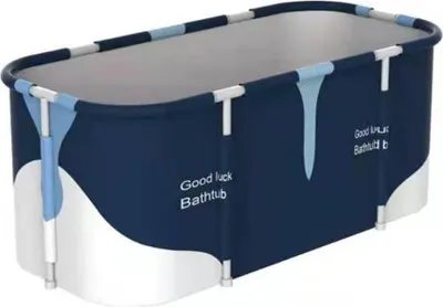 Immagine prodotto di Vasca da bagno pieghevole - Vasca da bagno portatile - Vasca da bagno grande per adulti - Vasca da bagno SPA - 140x60x50CM - Vasca da bagno pieghevole